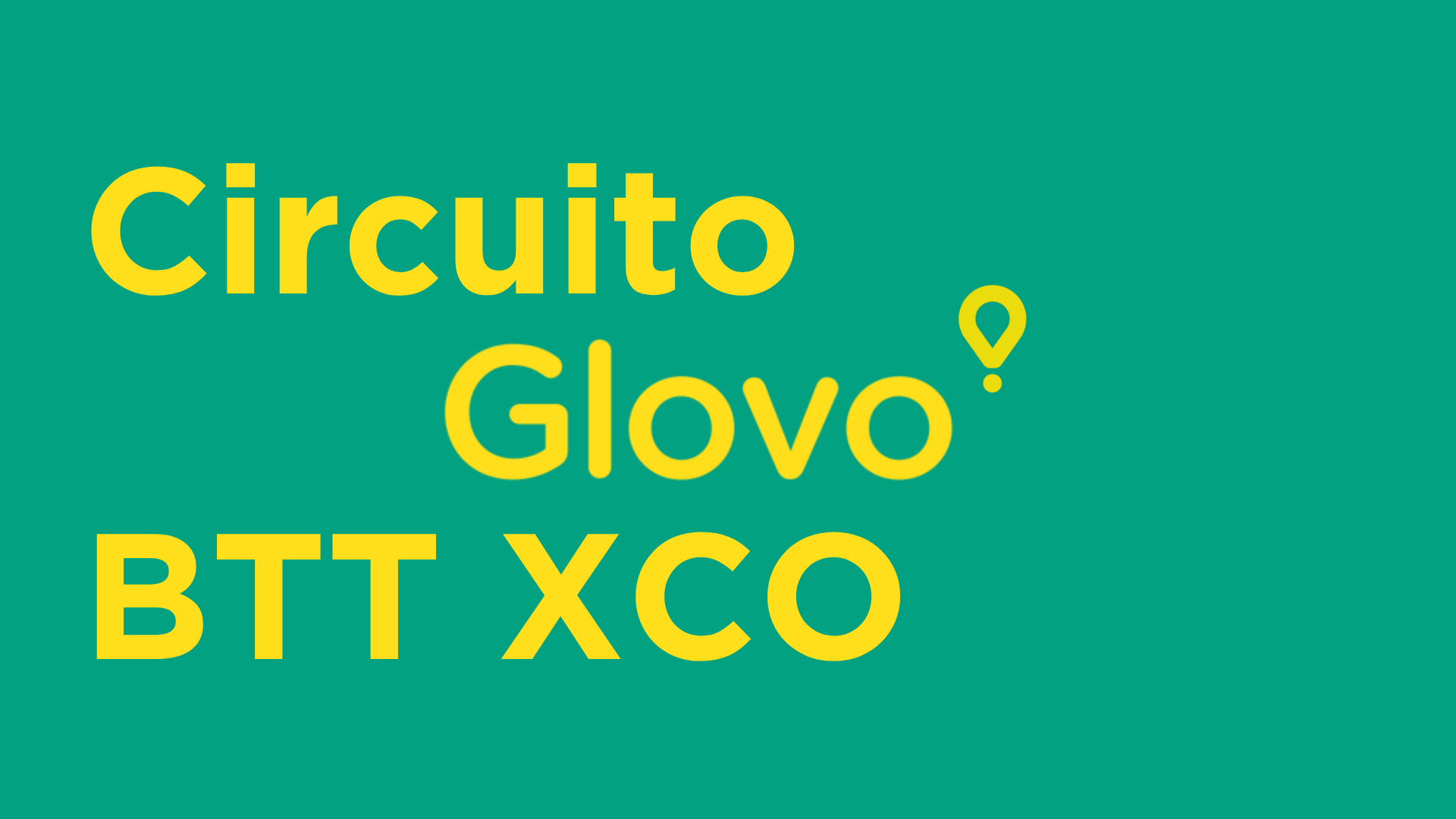 Circuito Glovo BTT XCO