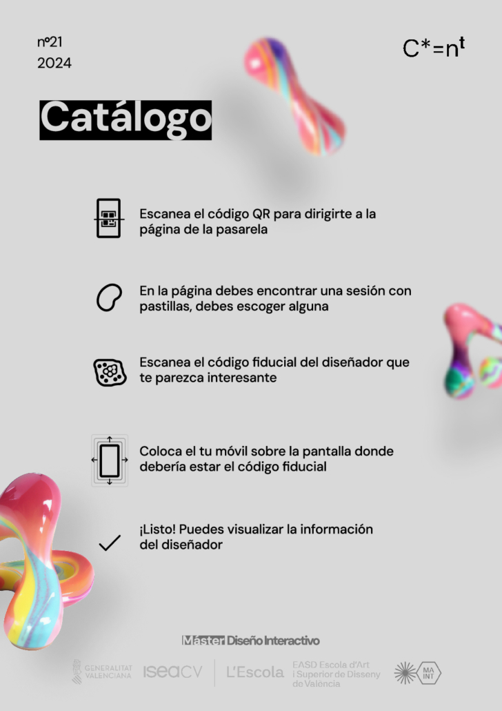 Cartel funcionamiento mesa reactiva