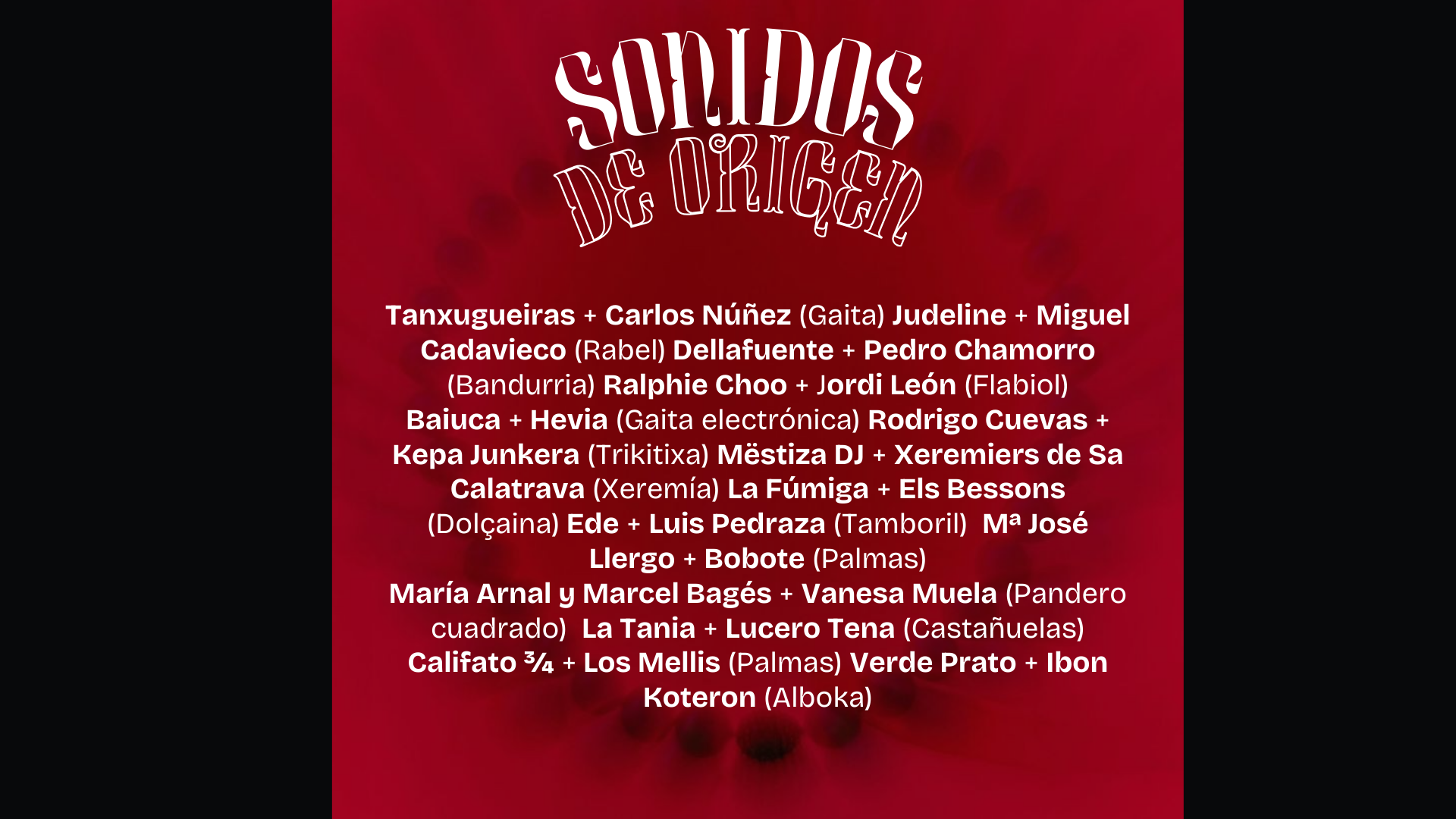 Cartel del festival